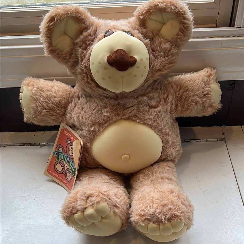 Xavier Roberts 1983 1984 Vintage Retro Furskin Bear - Picture 1 of 6